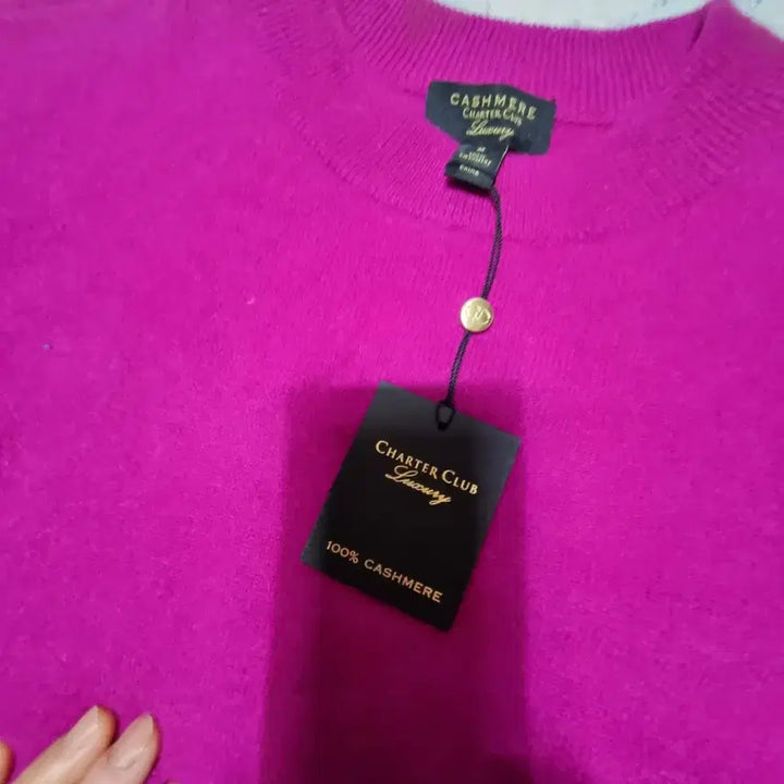 [BUNJANG] Chartterclub Cashmere 100% Knit Sweater / 챠터클럽 캐시미어 100% 니트
