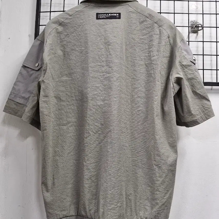 [BUNJANG] 100L Challenger Air Cool Short Sleeve Woven Top / 100L 챌린저 에어쿨 냉감 반팔 카라 우븐탑.