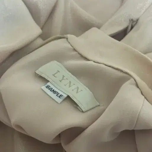 [BUNJANG] Linen Beige Pleated Long Dress / 린 베이지색 플리츠 롱 원피스
