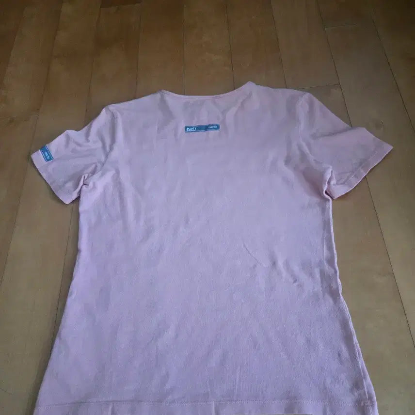 [BUNJANG] Hermès Ribbon Logo Short-Sleeve T-Shirt Pink / 에르메스 티셔츠