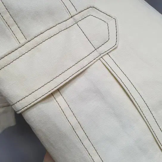 [BUNJANG] Prain T.T Stitch Linen Trench Jacket / 쁘렝땅 스티치 린넨 트렌치 자켓