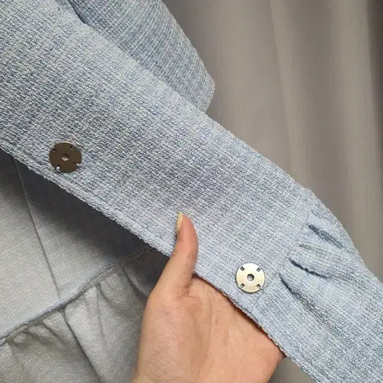 [BUNJANG] Octette Tweed Frill Jacket / octette 오떼뜨 트위드 프릴 자켓 반팔