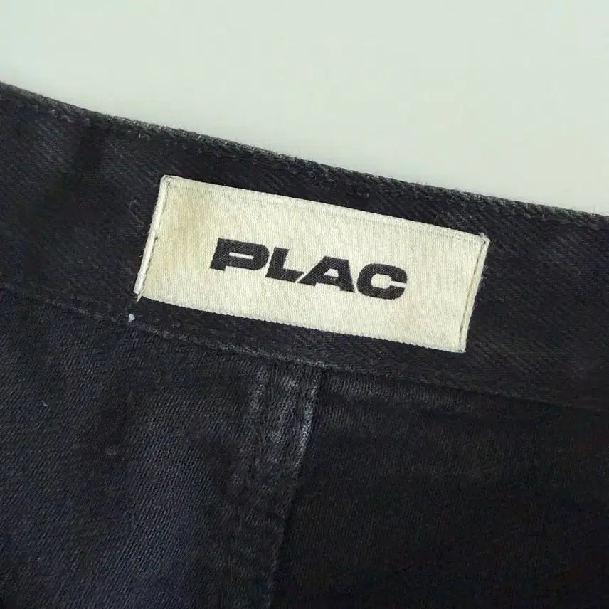 [BUNJANG] Plac X Kang Stylelist Wide Baggy Denim Pants / [정품] 플랙 X 깡스타일리스트  와이드 배기 데님 팬츠 K93 블랙