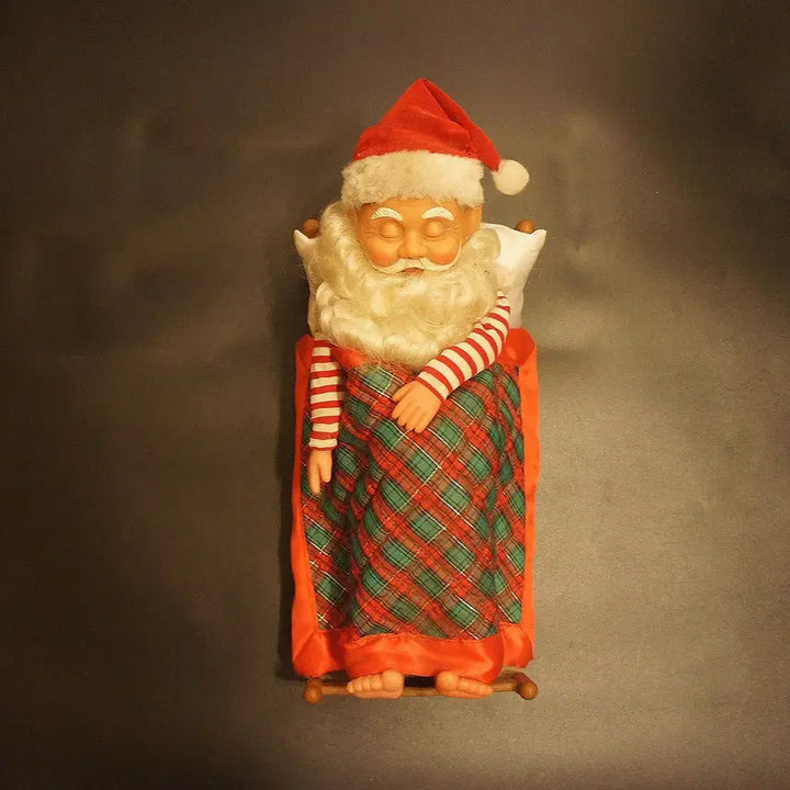 [BUNJANG] Animated Santa Claus Figure Vintage Toy / 산타인형 토이빈티지 장식품 빈티지소품고전완구 고전장난감UU