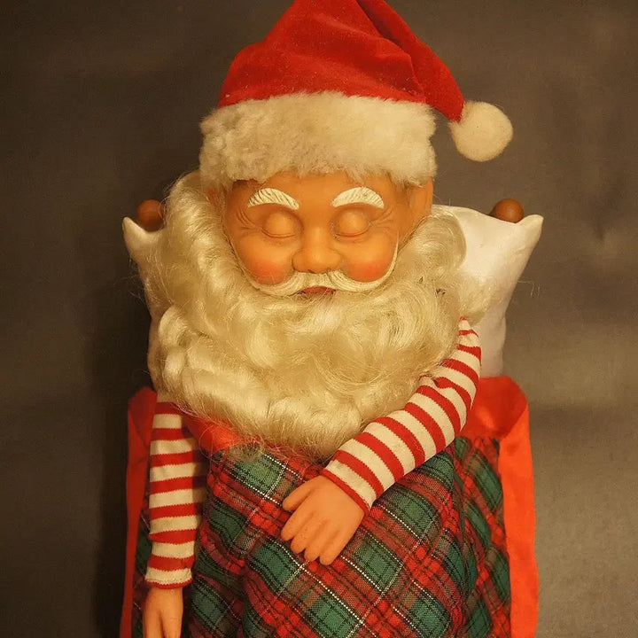 [BUNJANG] Animated Santa Claus Figure Vintage Toy / 산타인형 토이빈티지 장식품 빈티지소품고전완구 고전장난감UU