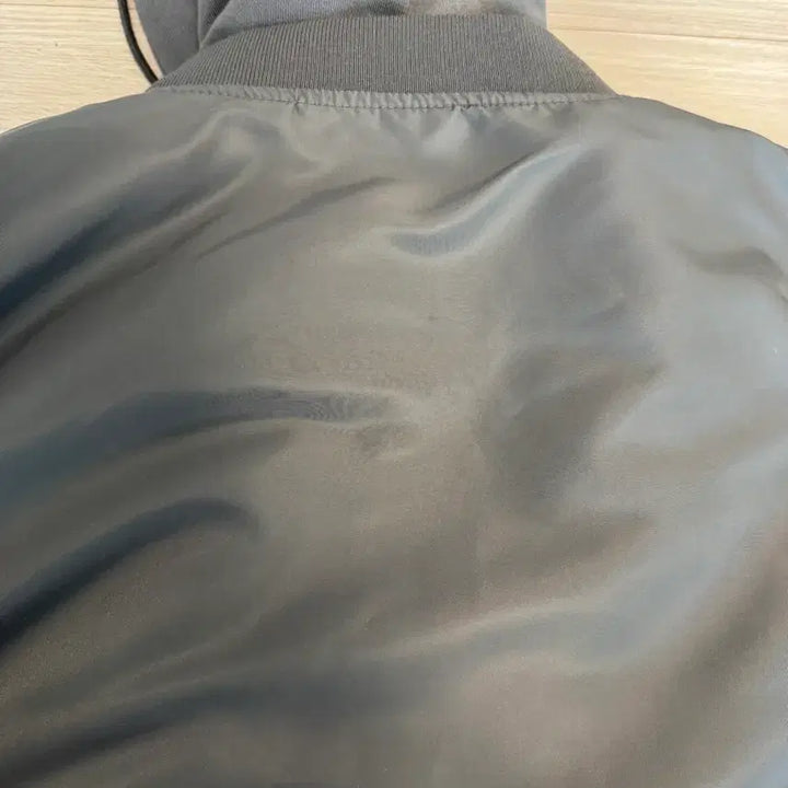 [BUNJANG] Musinsa Standard Oversized Detachable Hood MA-1 Bomber Jacket XL Medium Gray / 무탠다드 오버사이즈 디태처블 후드 MA-1 보머 재킷 XL 미디엄그레이