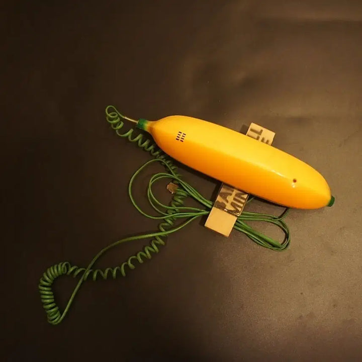 [BUNJANG] Banana Vintage Rotary Phone Interior Prop Classic Telephone / 바나나 빈티지전화기 엔틱전화기 인테리어소품 클래식전화기 고전완구UU