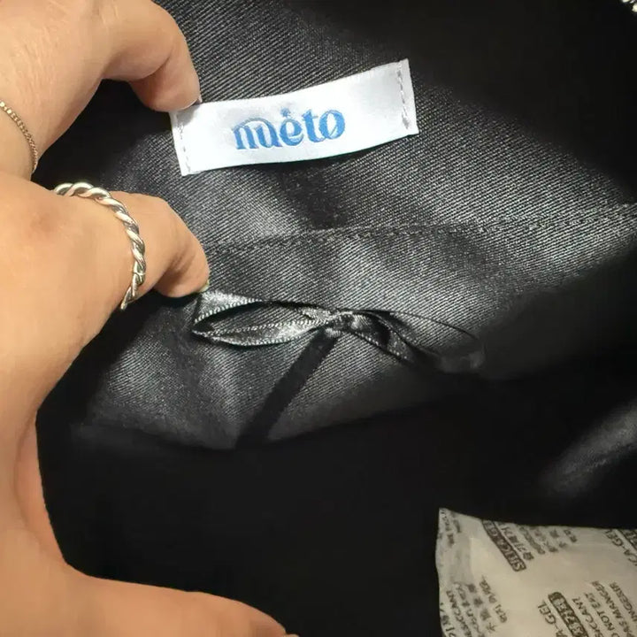 [BUNJANG] NUEE TO Bonheur Tote Bag (Black) / 누에토 보네르백 블랙 (꼬끼리 제작 토트백 가방)