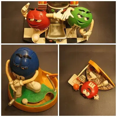 [BUNJANG] Jukebox, Golf M&amp;M, and Basketball M&amp;M Vintage Collectibles Set / 3개세트쥬크박스 빈티지 골프엠앤엠소품빈티지 고전완구 고전장난감UU