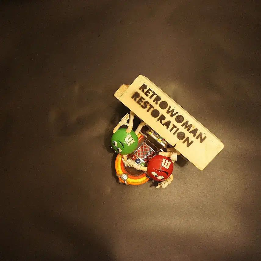 [BUNJANG] Jukebox, Golf M&amp;M, and Basketball M&amp;M Vintage Collectibles Set / 3개세트쥬크박스 빈티지 골프엠앤엠소품빈티지 고전완구 고전장난감UU