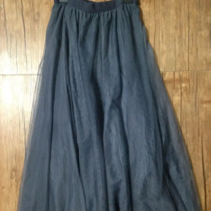 [BUNJANG] Gray &amp; Blue Long Skirt (Free Size) / 요새 입기 좋은 쥐색 + 블루  롱 스커트 Free-사이즈 (긴 치마 )