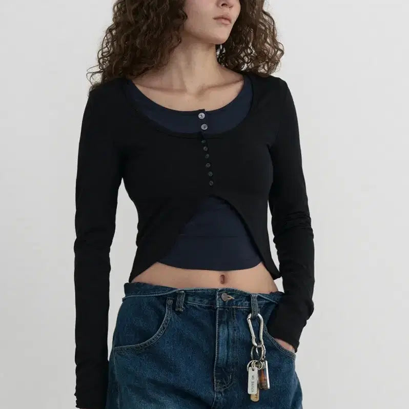 [BUNJANG] Wooalong Bolero Cardigan / 우알롱 볼레로 가디건