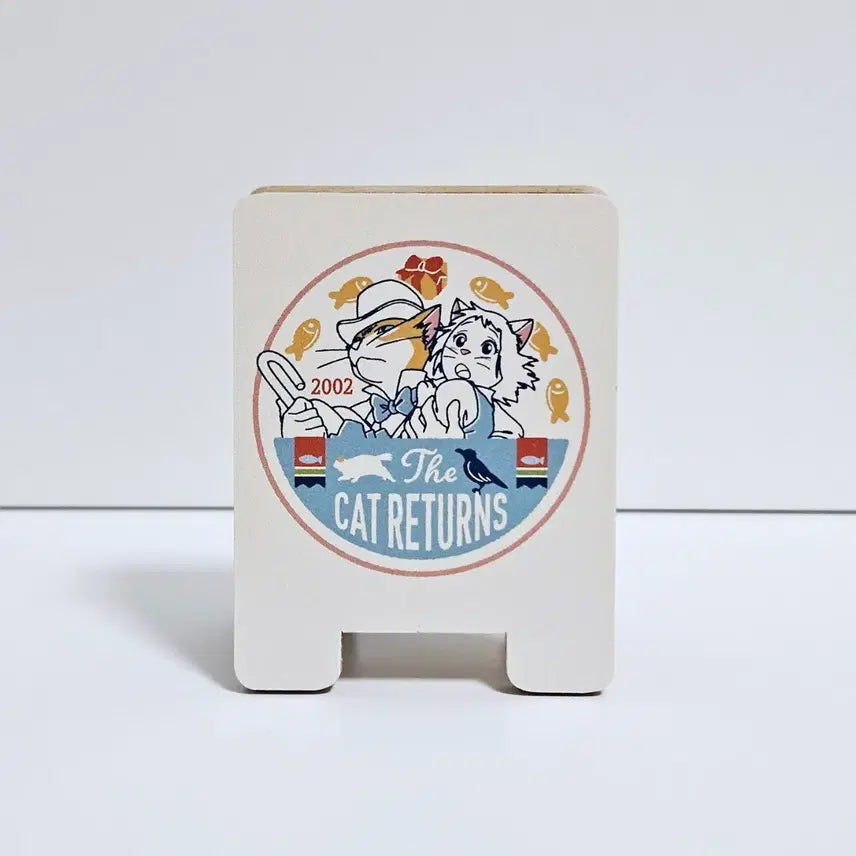 [SOLD OUT] 지브리파크 고양이의 보은 우드 스탠드 클립
