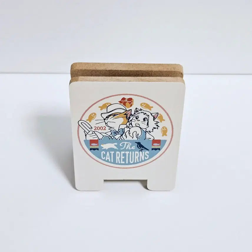 [SOLD OUT] 지브리파크 고양이의 보은 우드 스탠드 클립