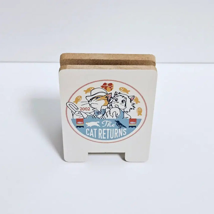 [SOLD OUT] 지브리파크 고양이의 보은 우드 스탠드 클립