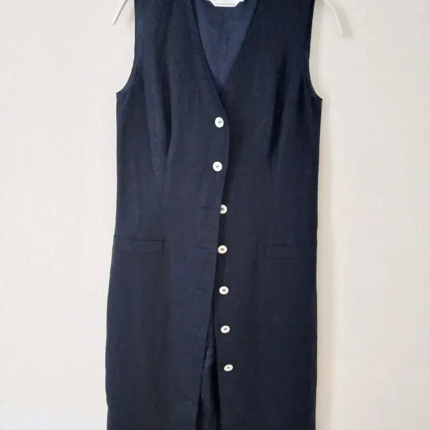 [BUNJANG] Max Mara Linen Vest / 막스마라 린넨100 조끼 44사이즈