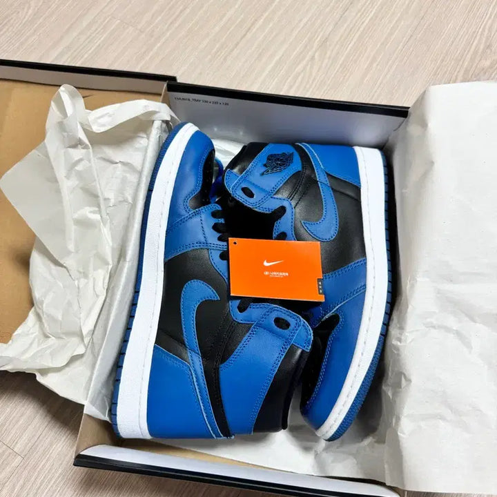 [BUNJANG] Nike Air Jordan 1 Dark Marina Blue Sneakers / 나이키 에어 조던 1 다크마리나블루 280