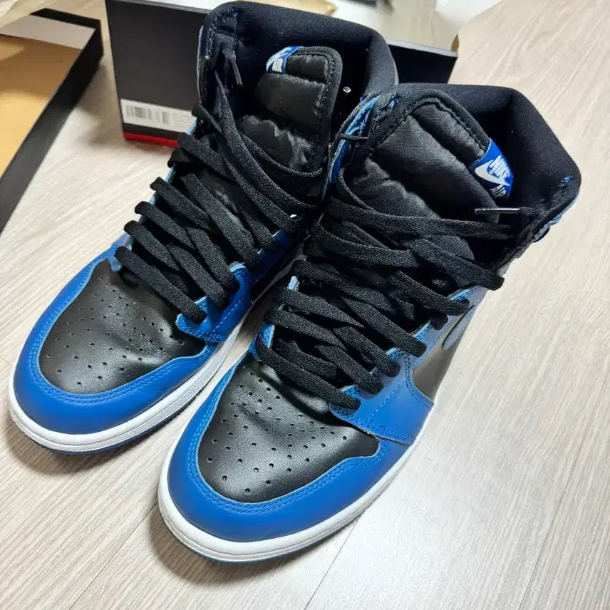 [BUNJANG] Nike Air Jordan 1 Dark Marina Blue Sneakers / 나이키 에어 조던 1 다크마리나블루 280