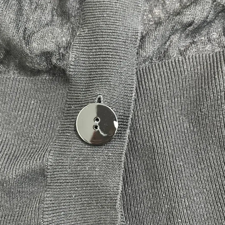 [BUNJANG] Maison Margiela Black Sheer Cardigan / [정품] 메종마르지엘라 블랙 시어 가디건