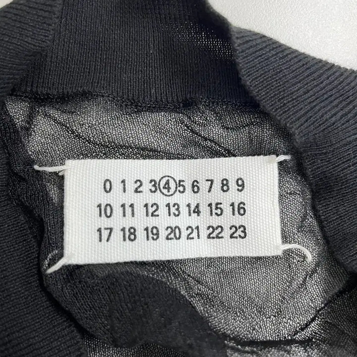 [BUNJANG] Maison Margiela Black Sheer Cardigan / [정품] 메종마르지엘라 블랙 시어 가디건