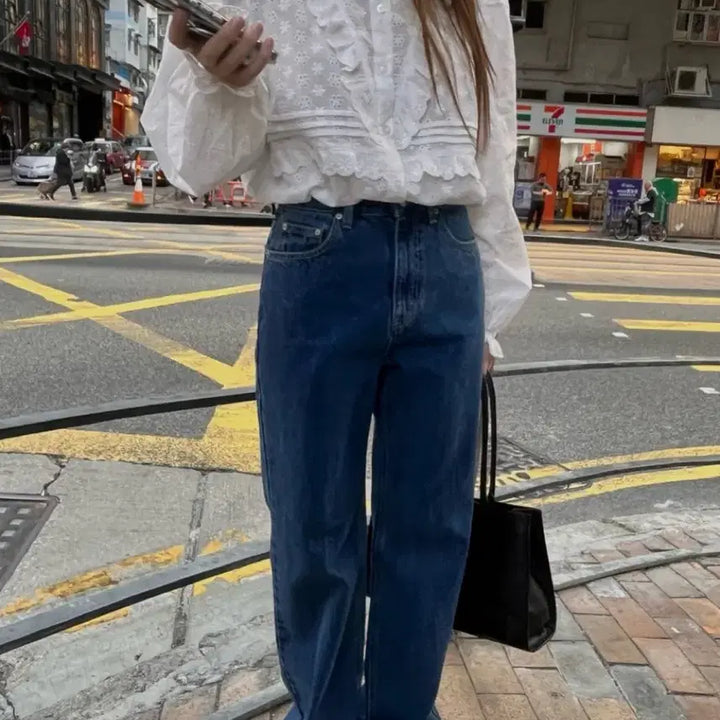 [BUNJANG] Made Pretty Frill Blouse / 메이드 프리티 프릴 블라우스
