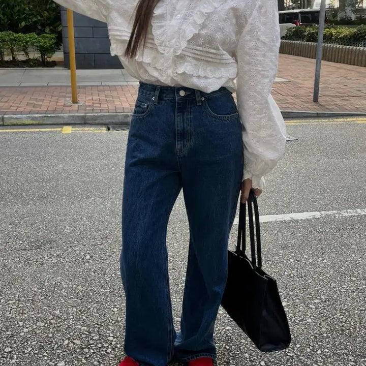 [BUNJANG] Made Pretty Frill Blouse / 메이드 프리티 프릴 블라우스