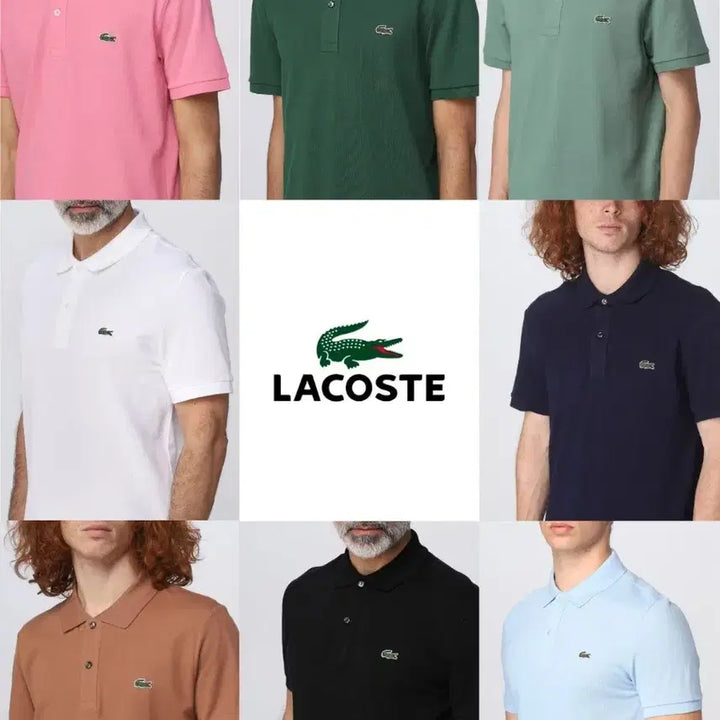 [BUNJANG] Lacoste Slim Fit PK Short Sleeve Polo Shirt / 라코스테 슬림핏 PK 반팔 카라티 (숏 슬리브)