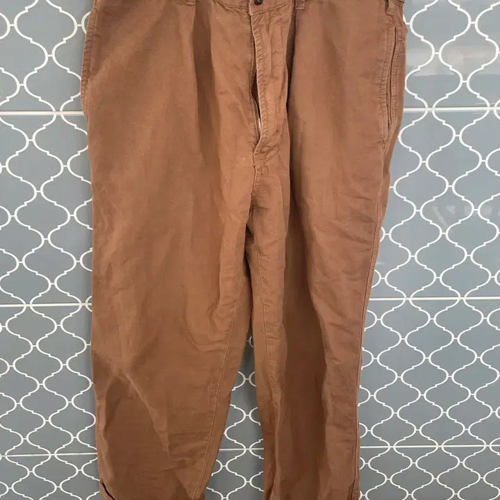 [SOLD OUT] 드레익스 브라운 린넨 트라우져 34