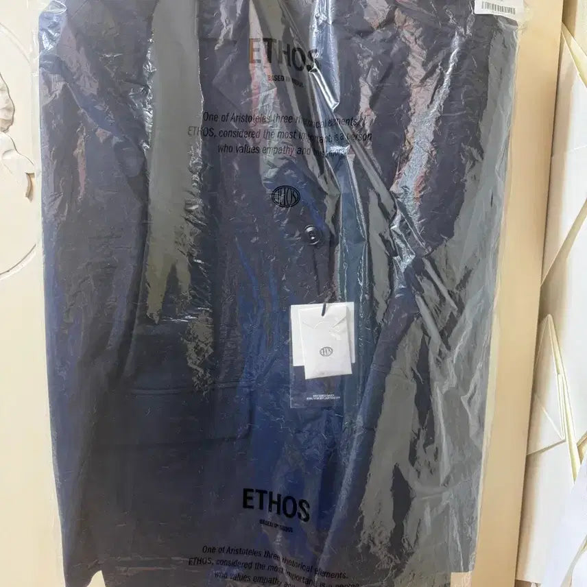 [BUNJANG] Ethos Oversized Linen Jacket - Navy / 에토스 오버핏 린넨 자켓 네이비
