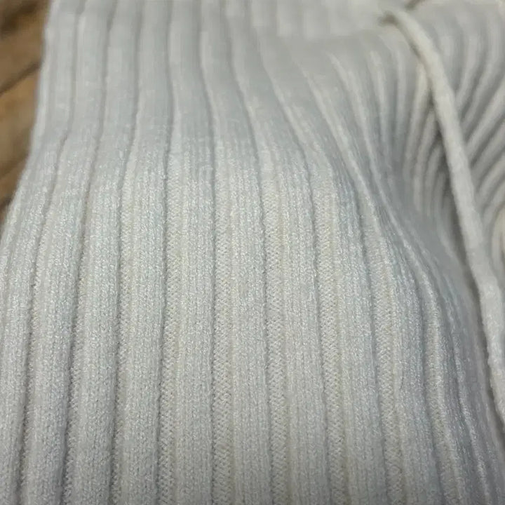 [BUNJANG] Our Cabinet Ribbon Golgi Knit Top Beige / 아워캐비넷 ribbon golgi knit 베이지
