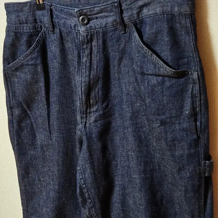 [BUNJANG] Uniqlo Denim Work Pants Cotton Linen / 유니클로 데님 워크 펜츠 코튼 린넨
