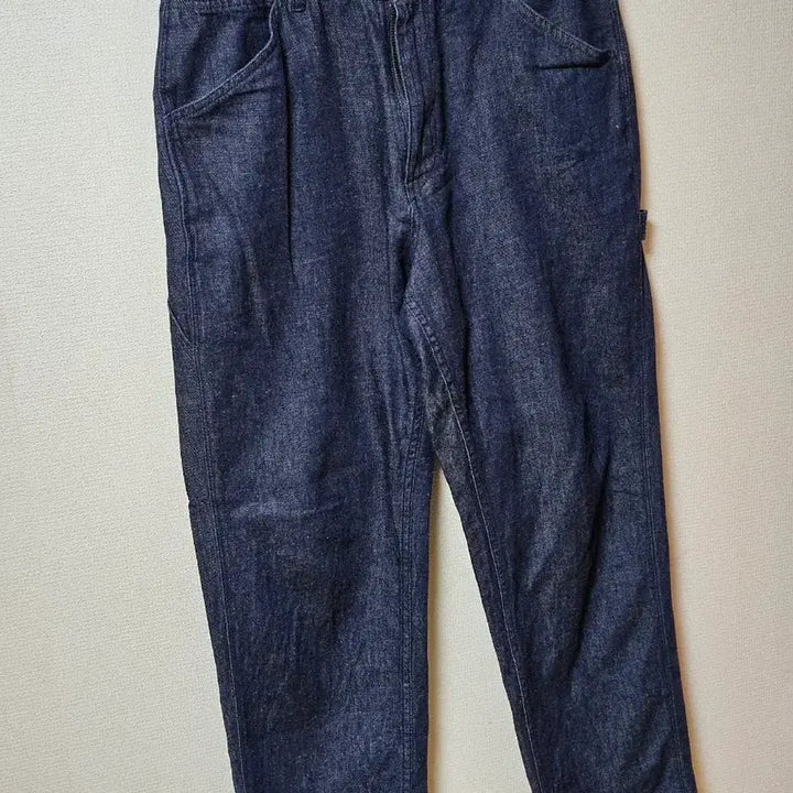 [BUNJANG] Uniqlo Denim Work Pants Cotton Linen / 유니클로 데님 워크 펜츠 코튼 린넨