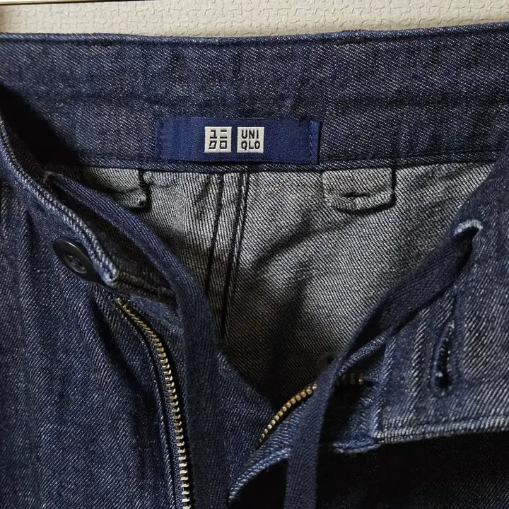 [BUNJANG] Uniqlo Denim Work Pants Cotton Linen / 유니클로 데님 워크 펜츠 코튼 린넨