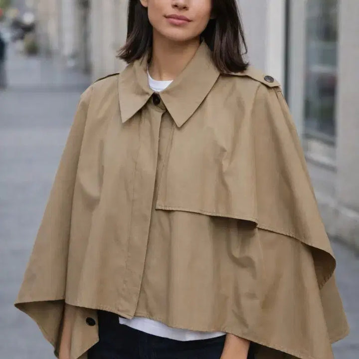 [BUNJANG] Marion Cape Style Trench Coat / 메리온 케이프 스타일 트렌치 코트