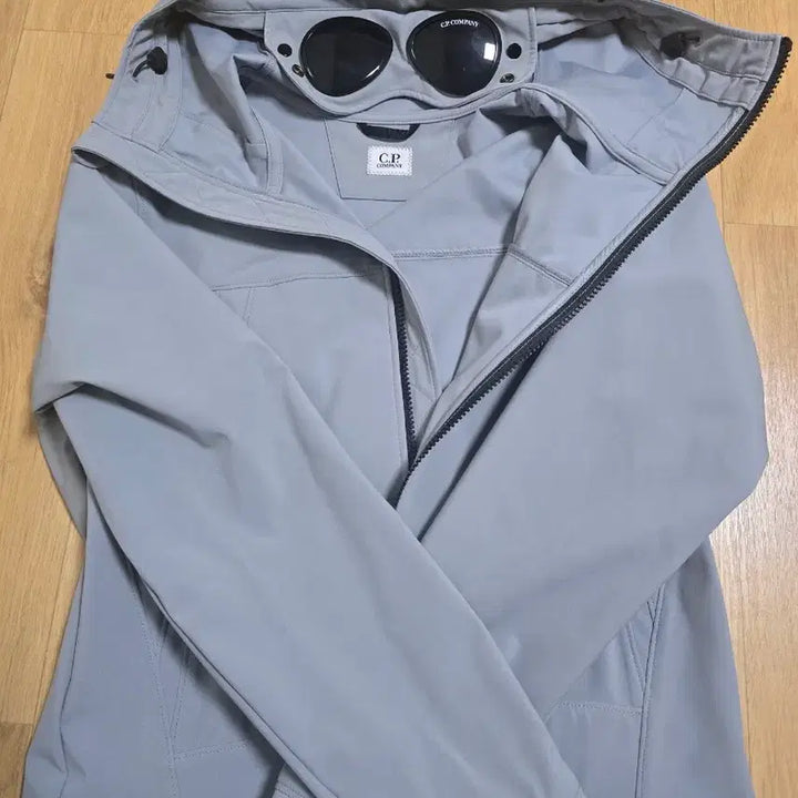 [SOLD OUT] 정품 CP컴퍼니 쉘R 고글 후드 자켓 그레이