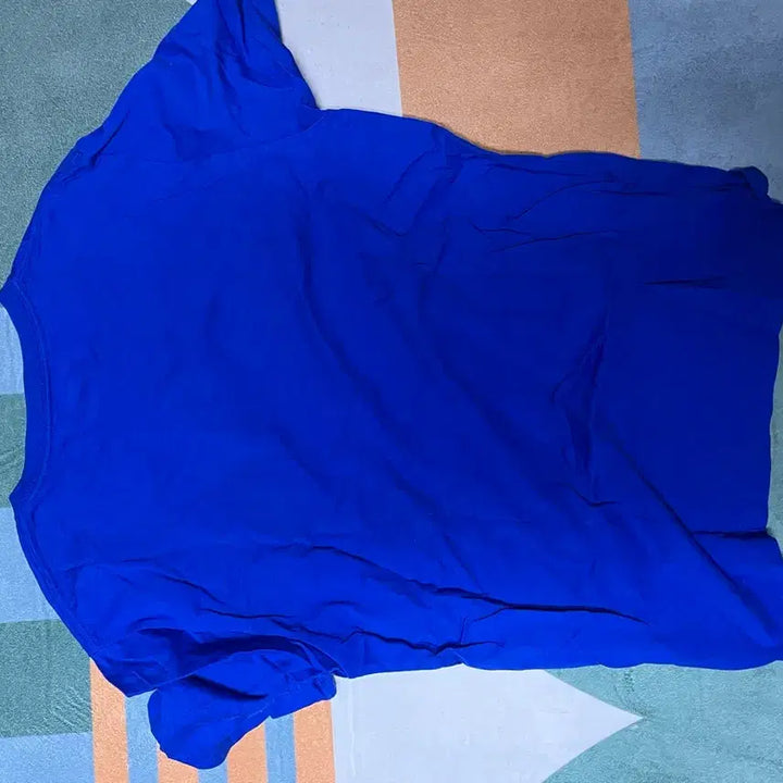[BUNJANG] Musinsa Blue Solid T-shirt / 무신사 반팔티