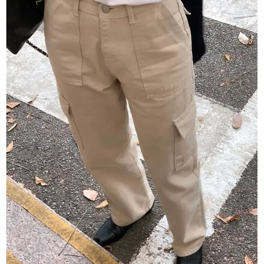 [BUNJANG] G Cargo Denim Pants / 공드린 G 카고데님