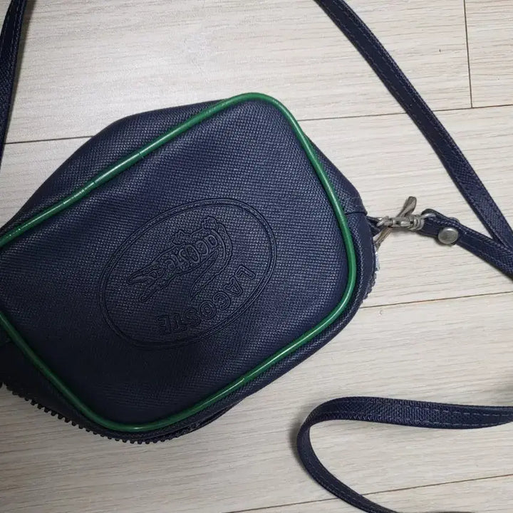 [BUNJANG] Lacoste Navy Crossbody Bag / 라코스테 네이비 크로스백 상태좋음