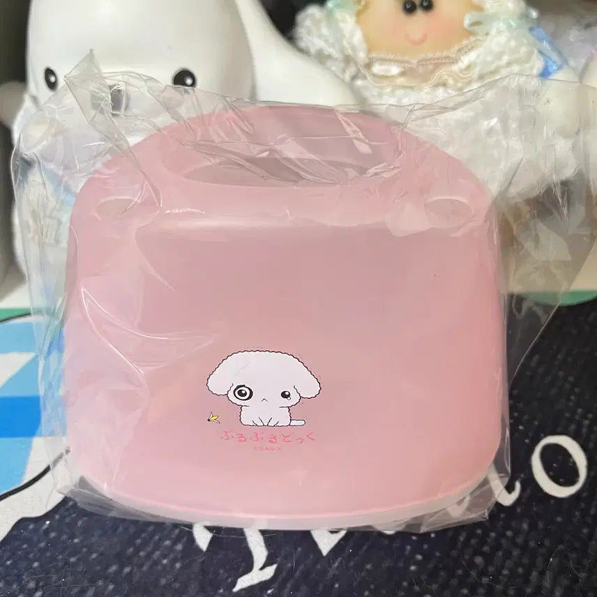 [BUNJANG] Vintage Bourboule Dog Toothpaste Squeezer and Toothbrush Holder Set / 고전 부르부르도그 치약 짜개 칫솔 꽂이 세트