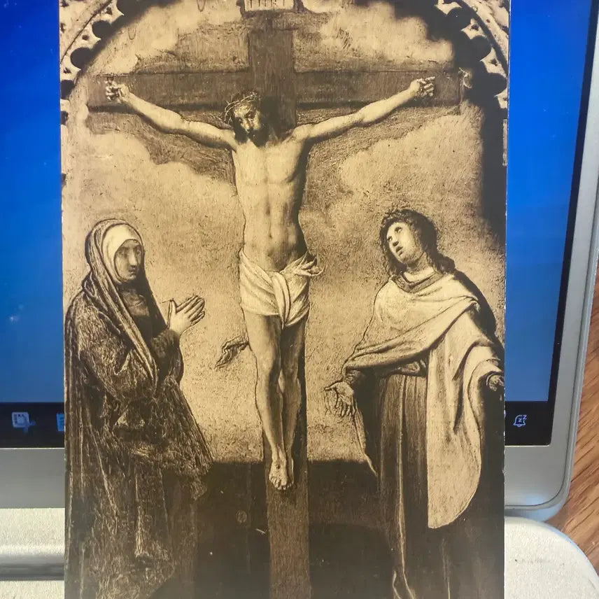 [BUNJANG] Gillis Mostaert Crucifixion Vintage Postcard / 1910년 - 십자가 위의 그리스도 - 질리스 모스타르트 - 벨기에