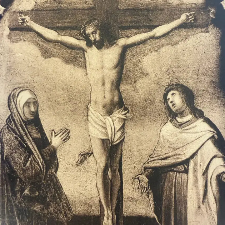 [BUNJANG] Gillis Mostaert Crucifixion Vintage Postcard / 1910년 - 십자가 위의 그리스도 - 질리스 모스타르트 - 벨기에