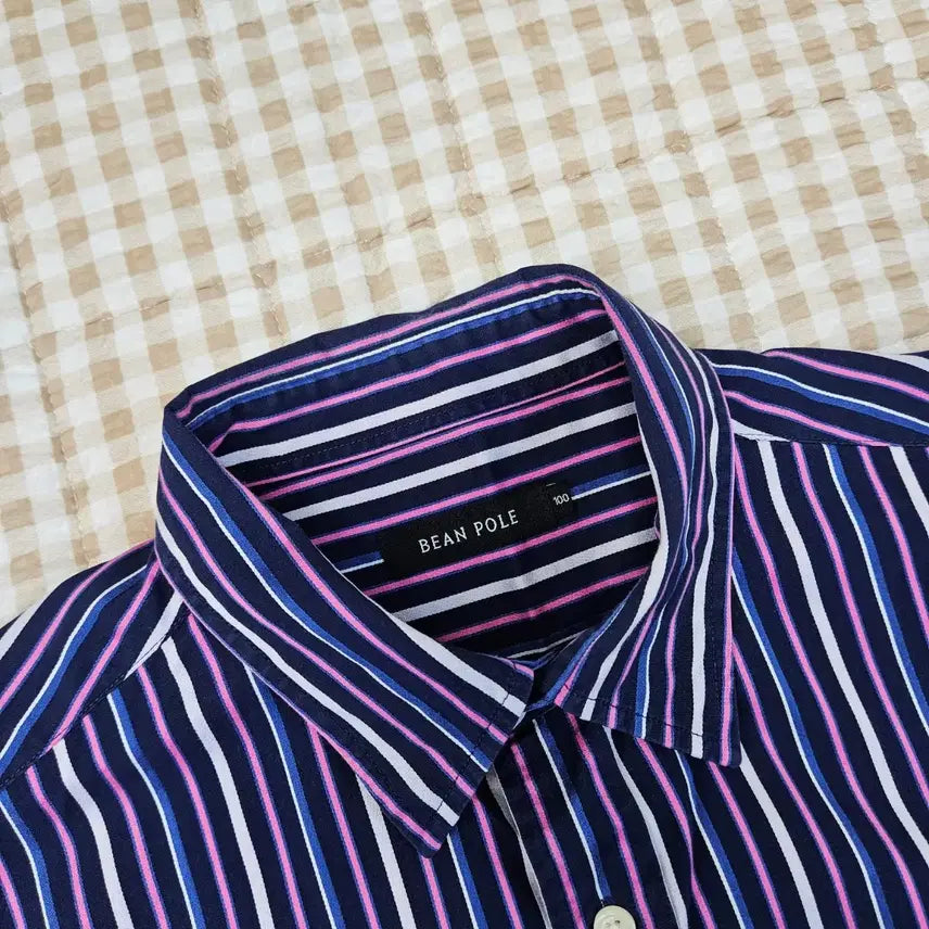 [SOLD OUT] 빈폴 스트라이프 반소매 셔츠 남자100