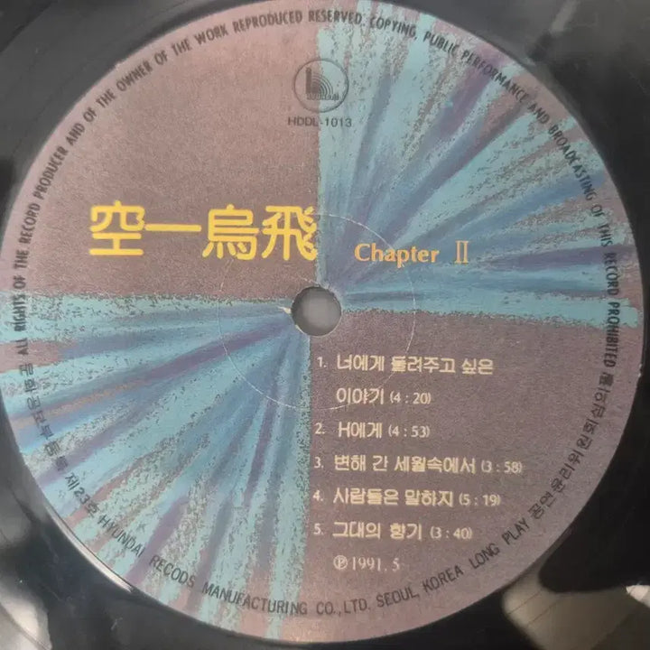 [BUNJANG] 015B LP Record / 공일오비 LP판