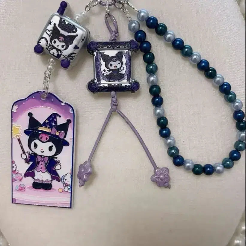 [BUNJANG] Kuromi Purple Keyring / 쿠로미키링
