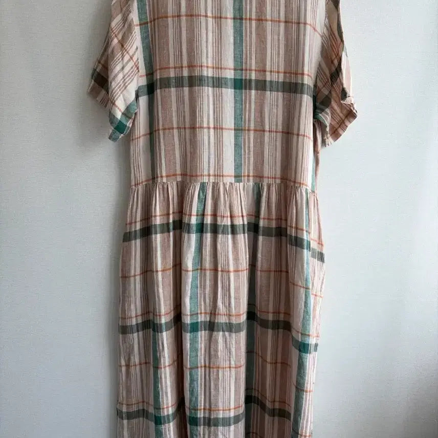 [BUNJANG] ALOHA Check Long Dress / ALOHA 체크 롱 원피스
