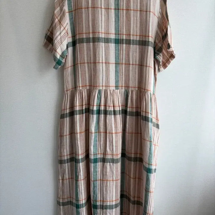 [BUNJANG] ALOHA Check Long Dress / ALOHA 체크 롱 원피스