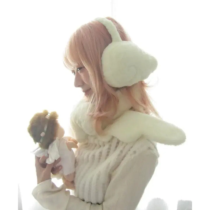 [SOLD OUT] 묘랑 angel&amp;hug wing muffler 날개 머플러
