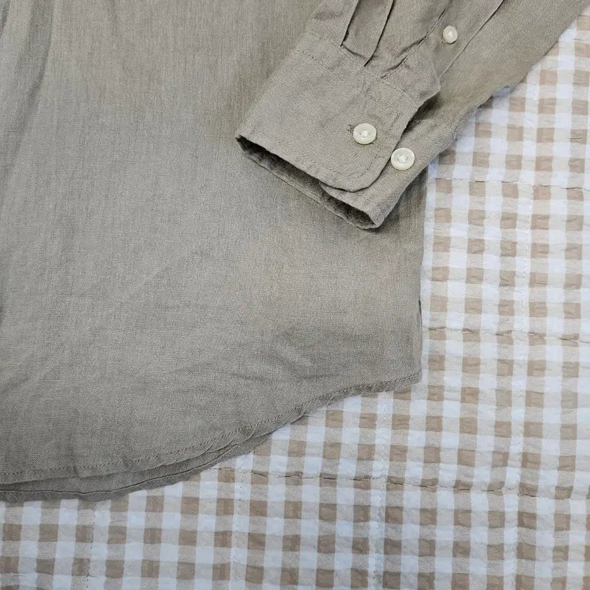 [BUNJANG] Uniqlo Linen Long Sleeve Shirt Men&