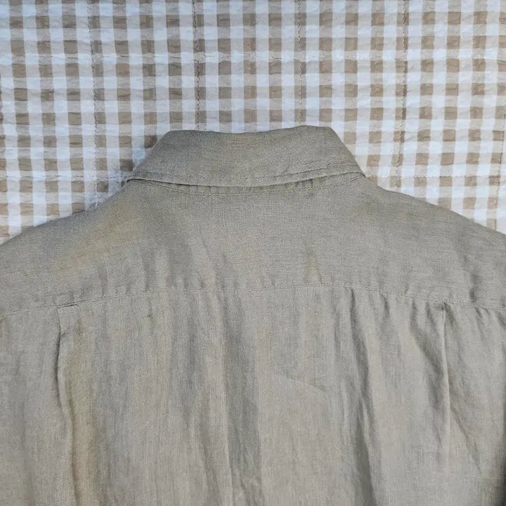 [BUNJANG] Uniqlo Linen Long Sleeve Shirt Men&