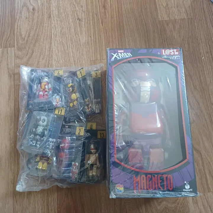 [BUNJANG] Happy Kuji Bearbrick Magneto Bundle Set / 베어브릭 제일복권 라스트원 (매그니토) 100%(9개.a상) 일괄 판매